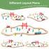 Tiny Land® Wooden Train Set for Children