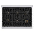 ZLINE 36" Select Dual Fuel Range Gas Cooktop Electric Convection Oven Stainless Steel Gold HDRZ-36-G