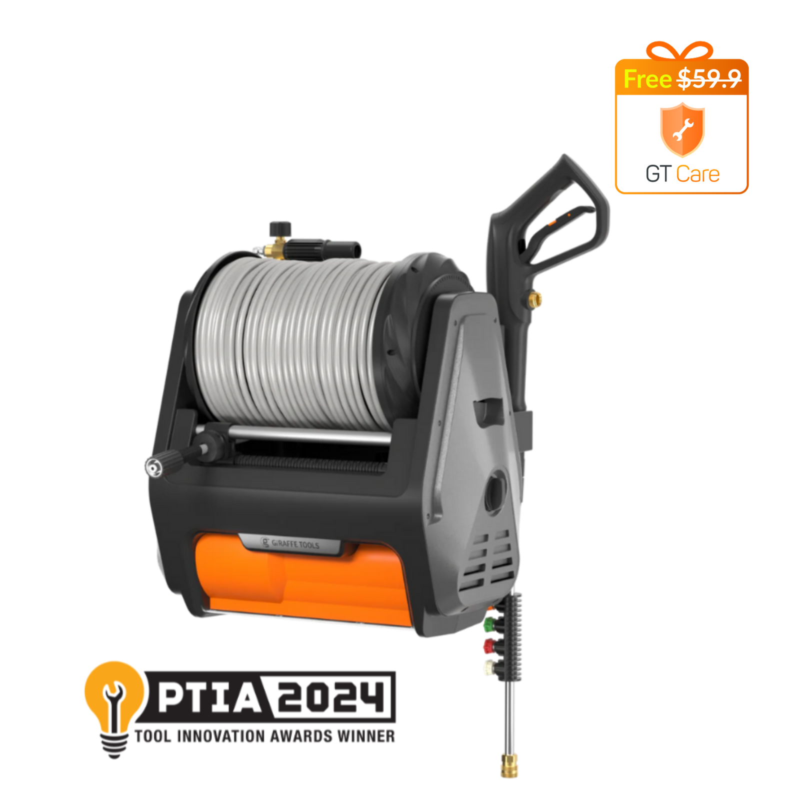Grandfalls Retractable Pressure Washer PRO