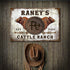 Cattle Brand - Limousin Sign