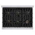ZLINE 48" Select Dual Fuel Range Gas Cooktop Electric Convection Oven Stainless Steel Champagne Bronze HDRZ-48-CB