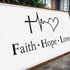 Faith, Hope, Love Faith Wall Art