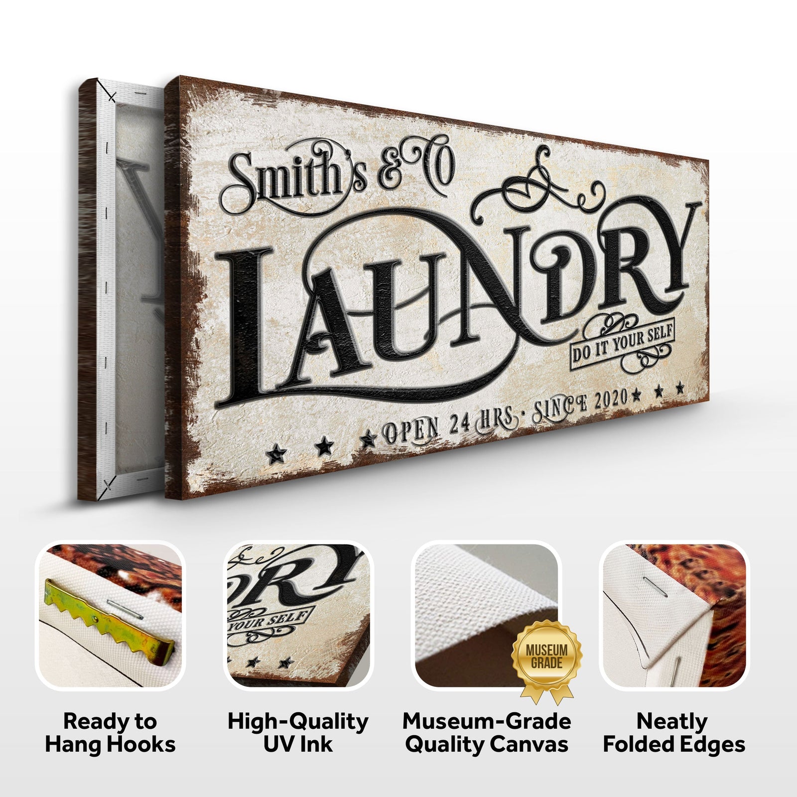 The Laundry Room Sign VI