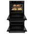 ZLINE 30"Professional True Convection Double Wall Oven, Air Fry, Self Clean Black Stainless Steel WADB-30