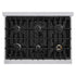 ZLINE 36" Select Gas Range Convection Gas Oven Stainless Steel HGR36