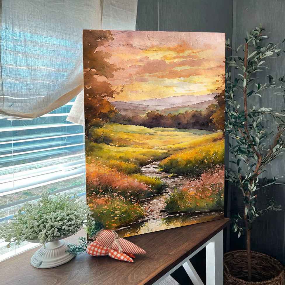 Misty River Wall Art