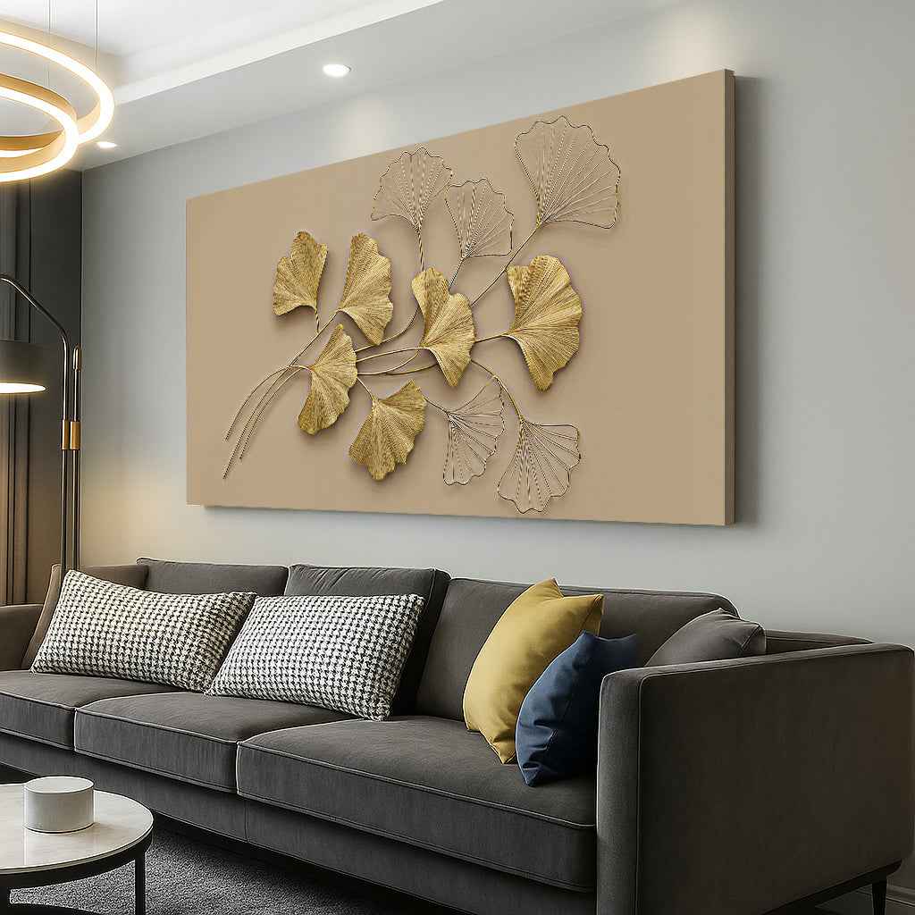 Golden Botanical Wall Art