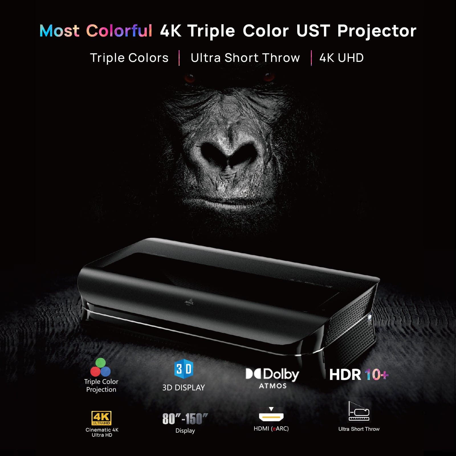 4K 3D RGB Laser Projector LTV-2500