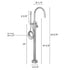 ZLINE Emerald Bay Bath Tub Filler in Chrome EMBY-BTF-CH