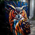 Abstract Owl Wall Art