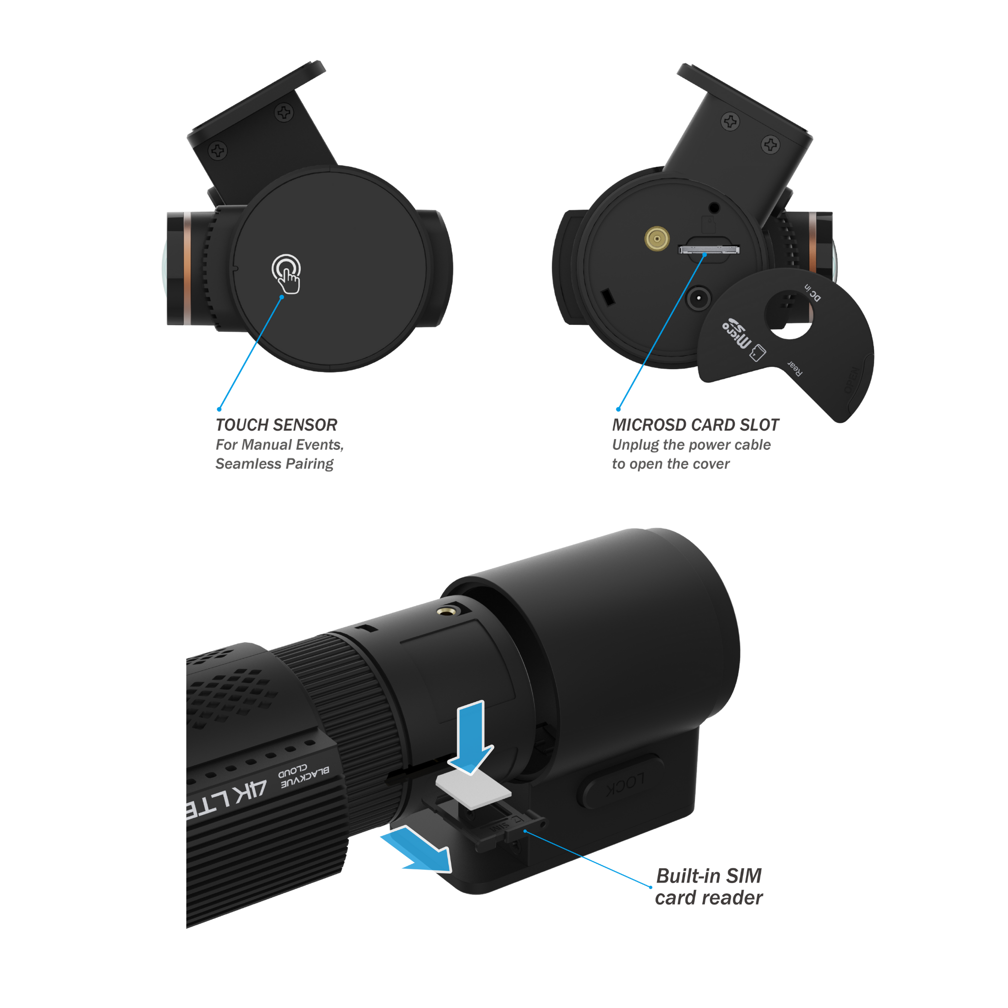 BlackVue DR970X-2CH LTE Plus II 4K UHD Cloud Dash Cam (NA Version)