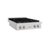 ZLINE 48" Paramount Gas Rangetop DuraSnow® Stainless Steel Polished Gold SRTSZ-48-G