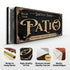 Personalized Patio Sign II