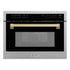 ZLINE 24” Convection Microwave, Stainless Steel, Bronze MWOZ-24-SS-CB