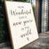 How Wonderful Life Is Nursery Sign II