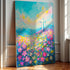 Cross Floral Field Faith Wall Art III