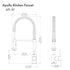 ZLINE Apollo Kitchen Faucet, APL-KF-CB