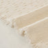 Textured Throw Blanket with 3D Dobby Weave, Minimalist Furniture Protector for Couch