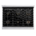 ZLINE 36"Gas Range, Convection Oven Black Matte, Gold, SGRZ-BLM-36-G