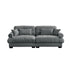 Modern Oversize Sofa With Cloud Like Comfort, Featuring Waist And Throw Pillows