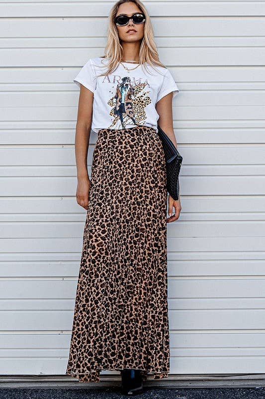 Fierce Flow Leopard Skirt
