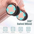 2-Piece ABS Spinner Wheel Luggage Set with Combination Lock