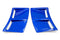 OLM S207 Style Paint Matched Rear Bumper Vent Inserts - WR Blue Pearl - 2015-2021 Subaru WRX / STI
