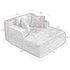 Chaise Lounge Sofa Bed With Deep Seat For Living Room
