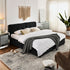 Storage Upholstered Hydraulic Platform Bed With Integrated Headboard