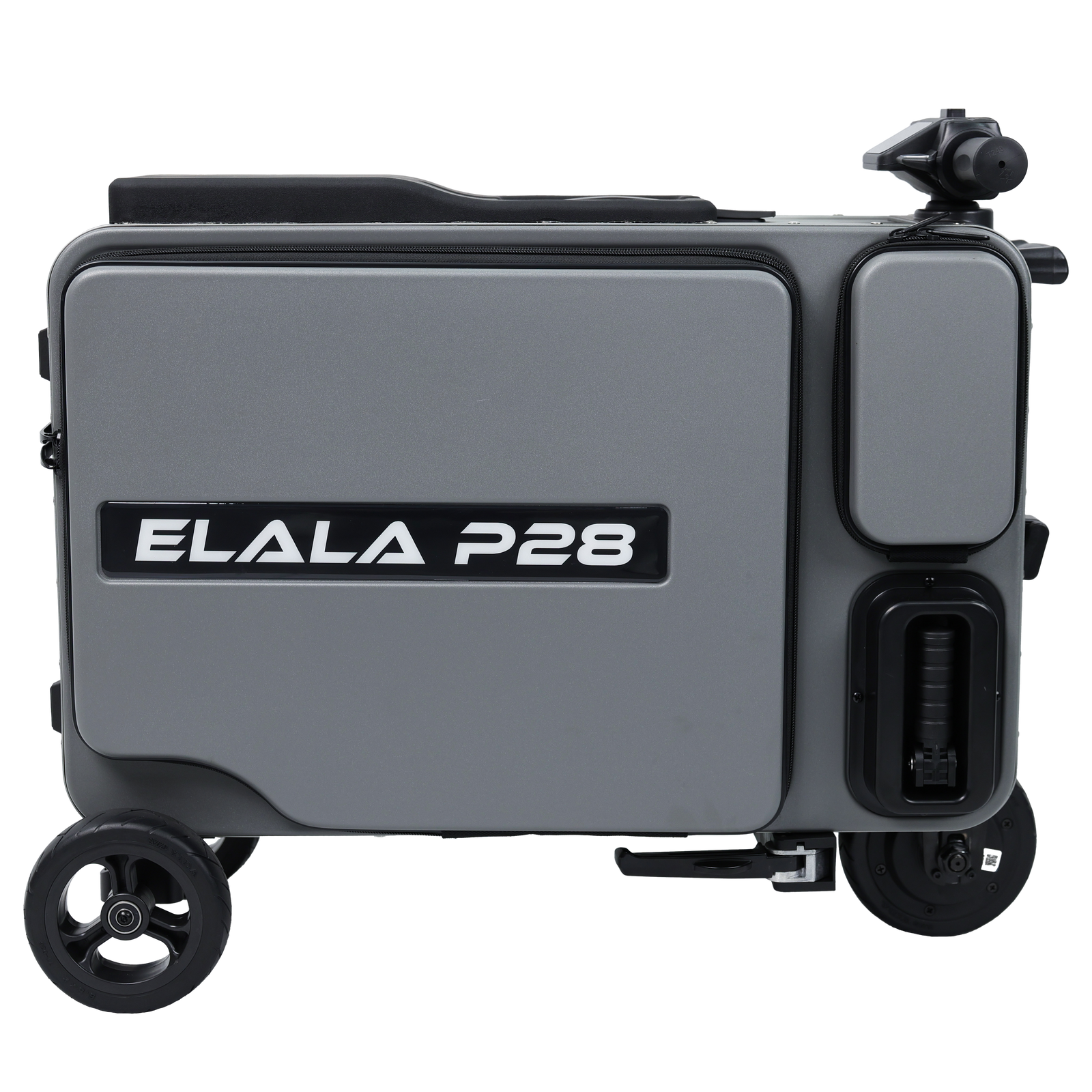 Elala P28 - Gray Motorized Suitcase