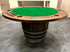 Wine Barrel Poker Set with Removable Dining Top - Game Table & Barrel Chair - Wine Barrel Table for Dining and Poker