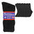 6 Pairs Physicians Approved Diabetic Crew Socks Unisex Black/Grey/White