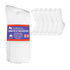 6 Pairs Physicians Approved Diabetic Crew Socks Unisex Black/Grey/White