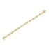 14K Yellow Gold 7.50 Cttw Princess and Baguette Diamond Geometric Link Bracelet