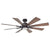 60" Oretha Windmill 8 Blade Led Indoor Oil Rubbed Bronze Ceiling Fan with Remote And Light Kit Included