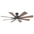 60" Oretha Windmill 8 Blade Led Indoor Oil Rubbed Bronze Ceiling Fan with Remote And Light Kit Included