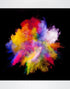 Wall Mural Decal Sticker Burst of Color Powder Abstract #6006