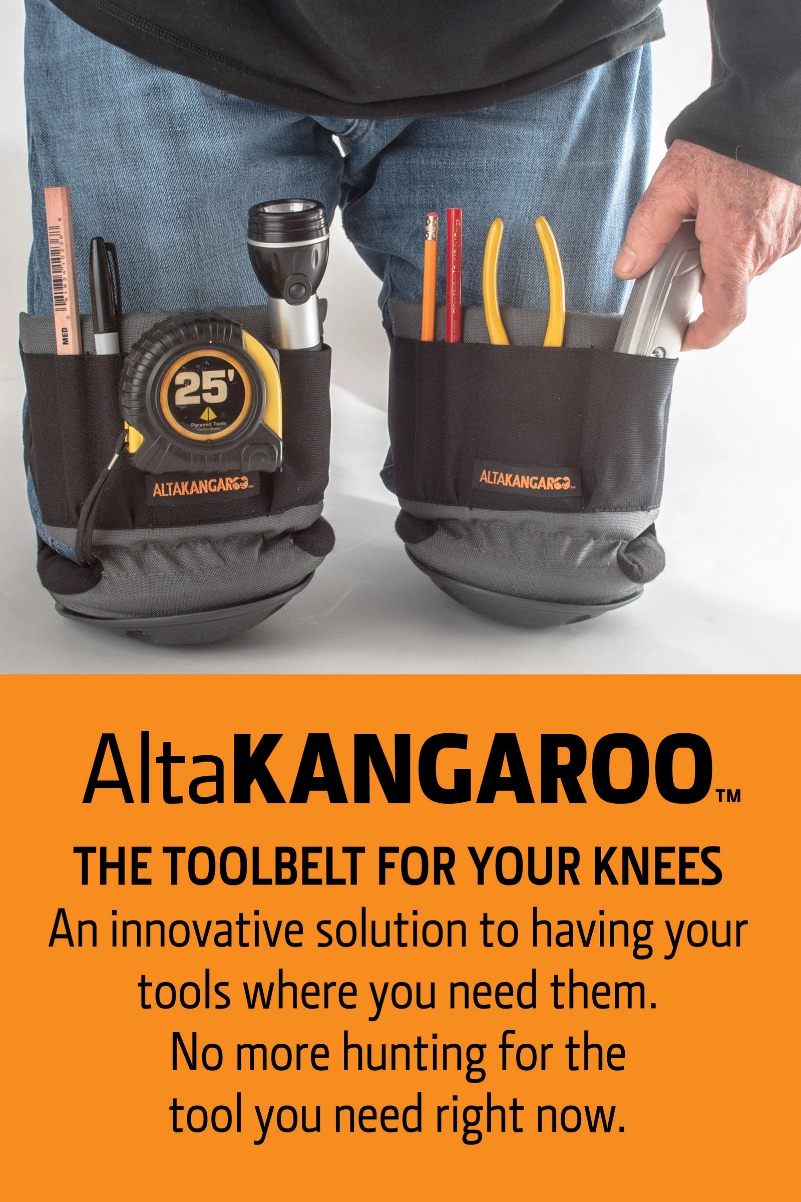 AltaKANGAROO Knee Pads with Tool Pouches