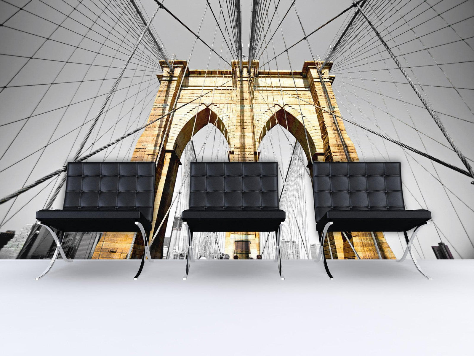 New York City Brooklyn Bridge Wall Mural #6042