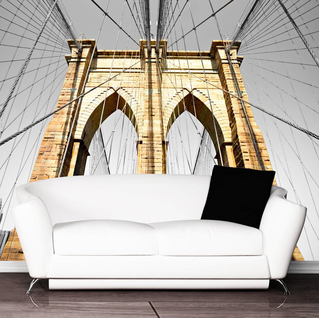 New York City Brooklyn Bridge Wall Mural #6042