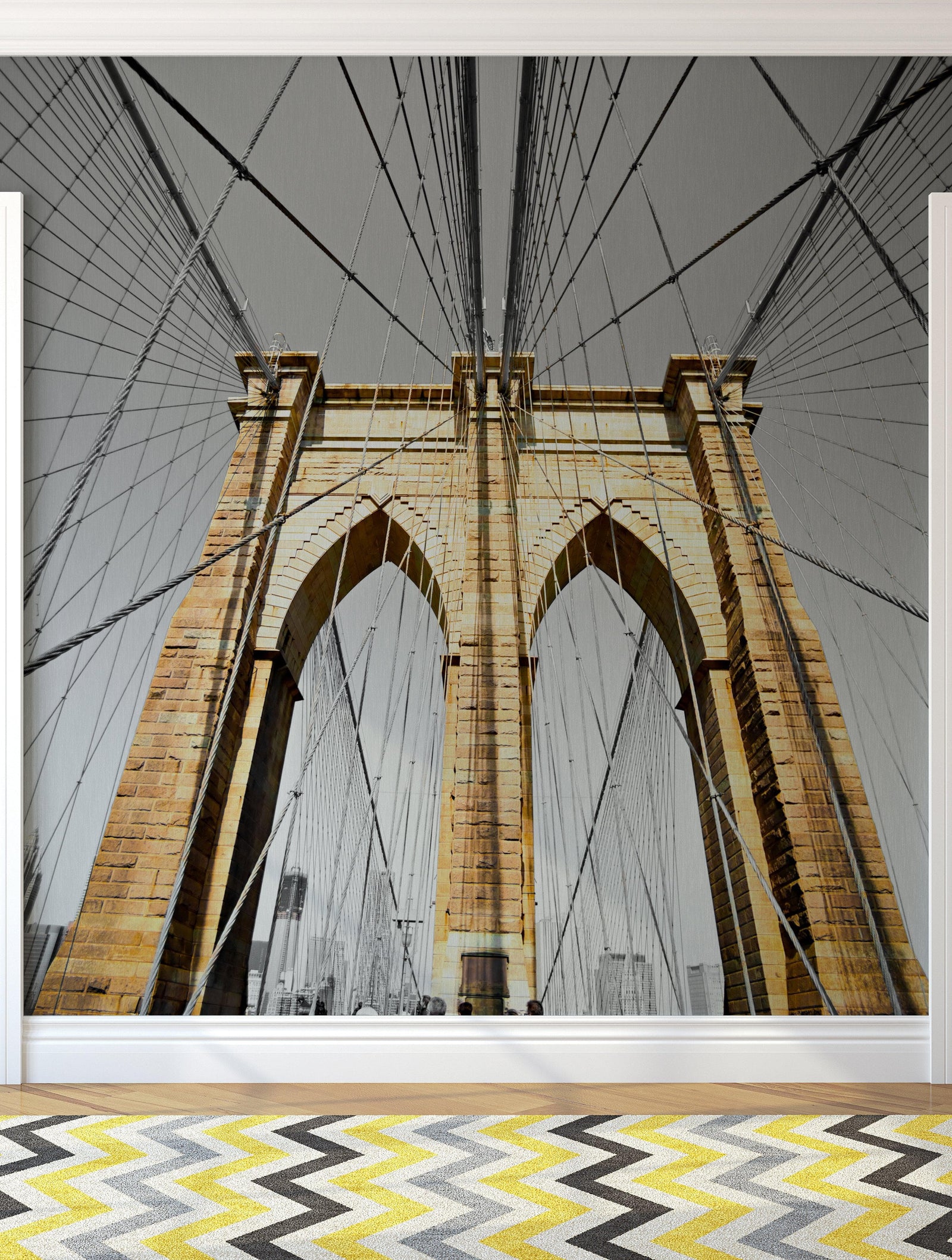 New York City Brooklyn Bridge Wall Mural #6042