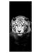 Tiger Stare Down Large Mural (Black and White) #6045