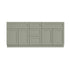 60 Inch Sage Green Double Sink Bathroom Vanity Combo w/ Drawers