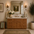 60 Inch Rustic Shaker Single Sink Bathroom Vanity with Drawers