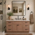 60 Inch Toffee Shaker Single Sink Bathroom Vanity with Drawers