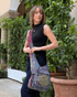 Kathmandu Collection Butterfly Design Hobo Bag