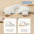 Baby Anti Flat Head Pillow Organic Cotton Infant Sleeping Support Cushion