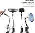 Suptek YF208B Aluminum Alloy Cell Phone Desk Mount Stand 360° Tablet Stand and Holders Adjustable for iPad, iPhone, Samsung, Asus and More 4.7-11 inch Devices, Good for Bed, Kitchen, Office