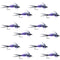 Double Bead Purple Psycho Prince Nymph Fly Fishing Flies - 1 Dozen Flies Hook Size 12