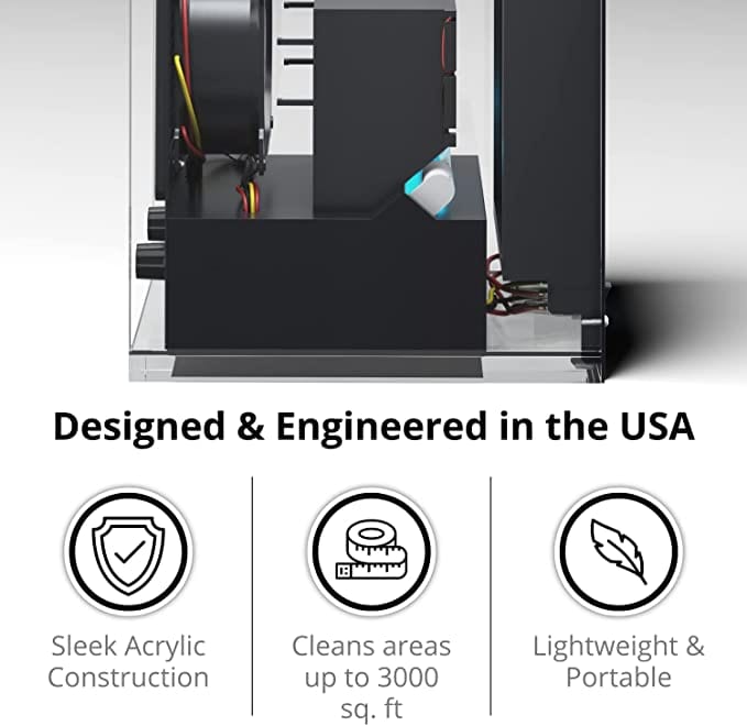 New Comfort 6 Stage Ozone Generating Air Purifier with Remote by Prolux